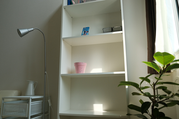 ゆりっぱ部屋窓際スペース