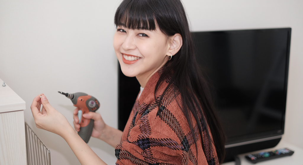 DIY中の菅沼ゆり